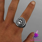 Viking Rune Bear Claw Ring