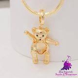 Cute Bear Fashion Pendant