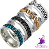 Beer Corkscrew Spinner Ring