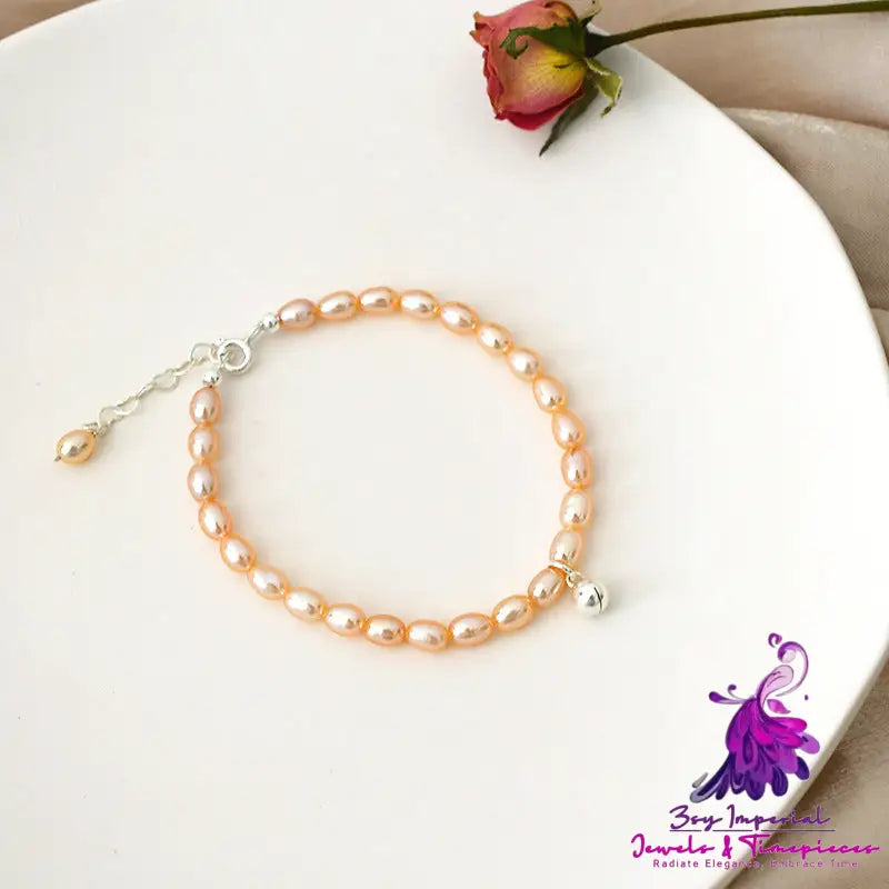 Freshwater Pearl Bell Bracelet