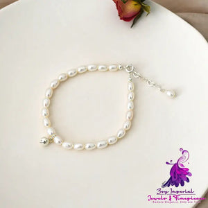 Freshwater Pearl Bell Bracelet