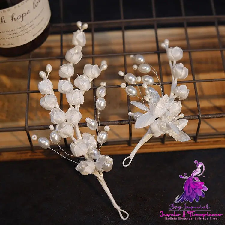 Bride Bell Orchid Several Branches Hairpin Hairband