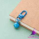 Candy Colored Bell Keychain