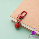 Candy Colored Bell Keychain