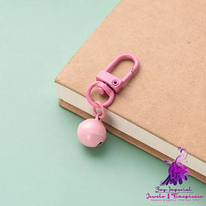 Candy Colored Bell Keychain