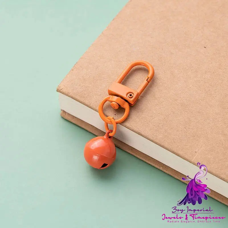 Candy Colored Bell Keychain