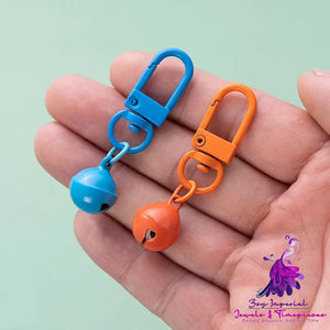 Candy Colored Bell Keychain