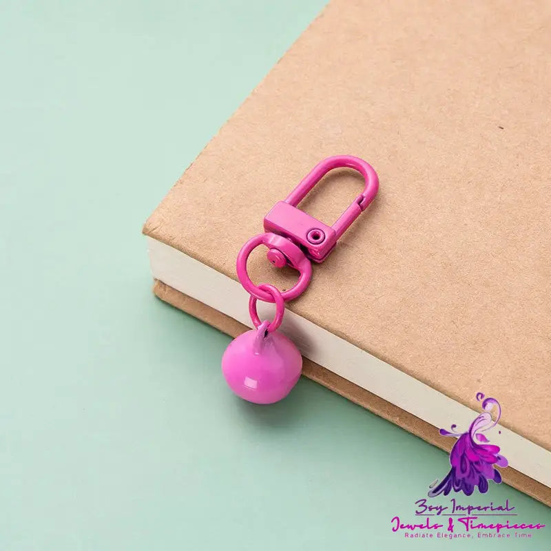 Candy Colored Bell Keychain