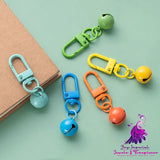 Candy Colored Bell Keychain