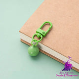 Candy Colored Bell Keychain