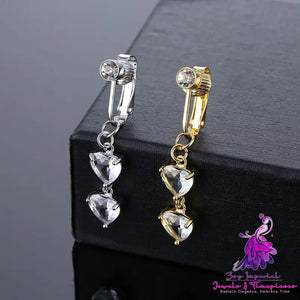 Punch Free Zircon Bellybutton Stud