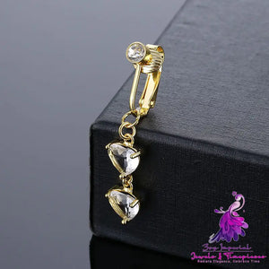 Punch Free Zircon Bellybutton Stud