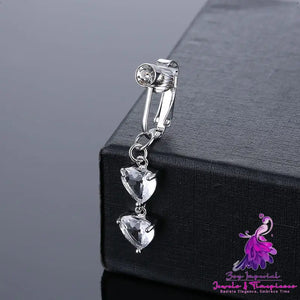 Punch Free Zircon Bellybutton Stud