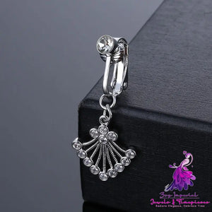 Punch Free Zircon Bellybutton Stud