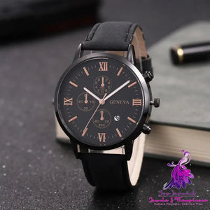 Six Hands Casual Belt Men’s Watch