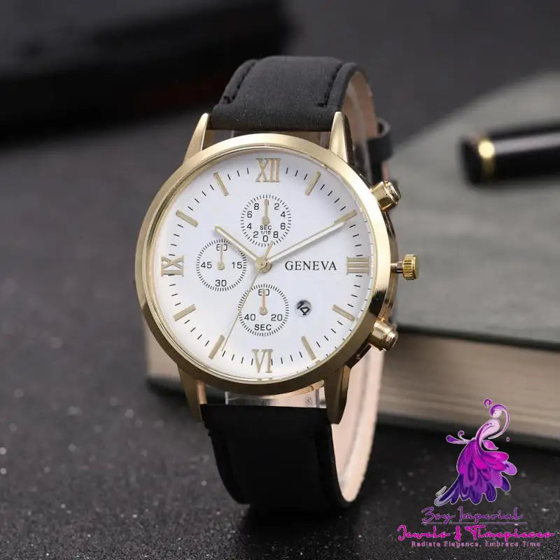 Six Hands Casual Belt Men’s Watch