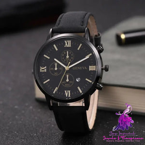 Six Hands Casual Belt Men’s Watch