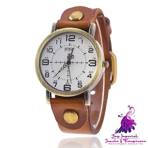 Retro Neutral Digital Women’s Casual Watch