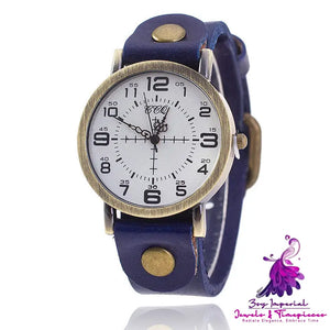 Retro Neutral Digital Women’s Casual Watch