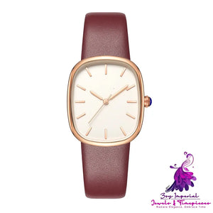 Elegant Square Plate Women’s New Quartz Watch