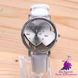 Simple Hollow Women’s Fashion Belt Watch