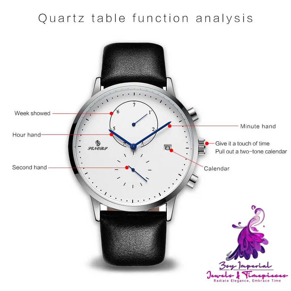 Ultra-thin Non-mechanical Men’s Watch