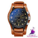 Business Quartz Belt Watch for Men