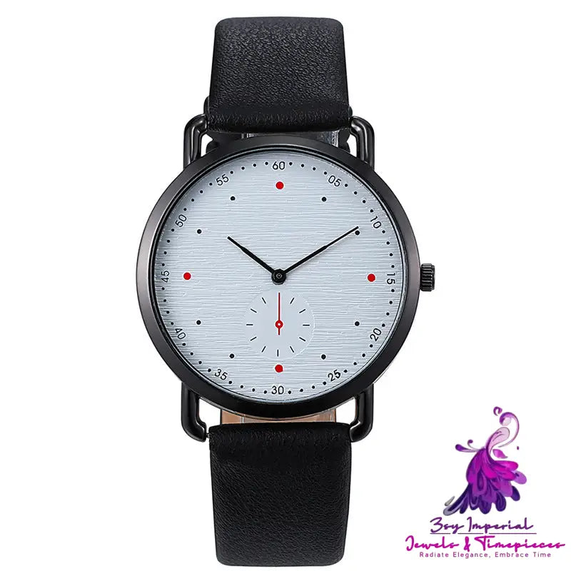 Unisex Casual Belt Watch with Simple Personality