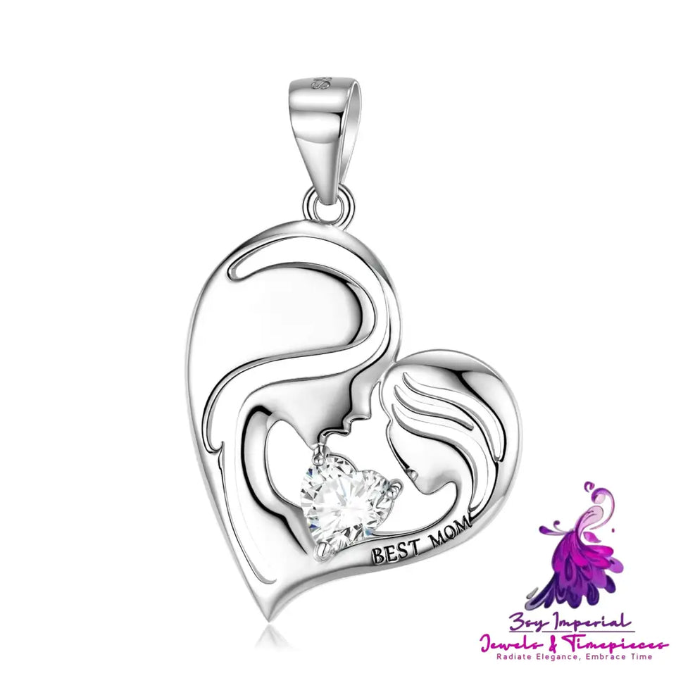 Best Mom Sterling Silver Necklace