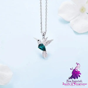 Elegant Silver Bird Necklace