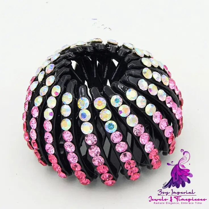 Rhinestone Bird’s Nest Hairpin