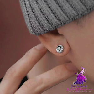 Magnetic Non-piercing Ear Clip Male Personality Black