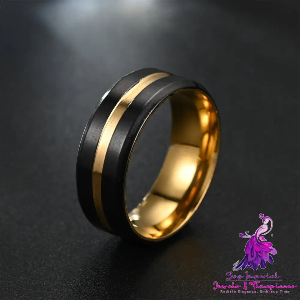 High-grade Noble Black Dominancy Ring