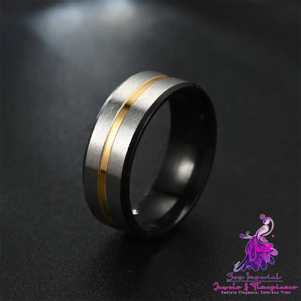 High-grade Noble Black Dominancy Ring