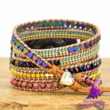 Gallstone Rice Bead Woven Watch Strap