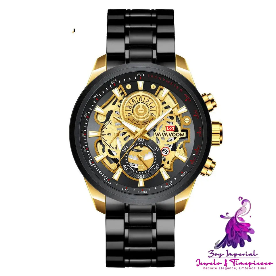 Black Gold Business Quartz Watch