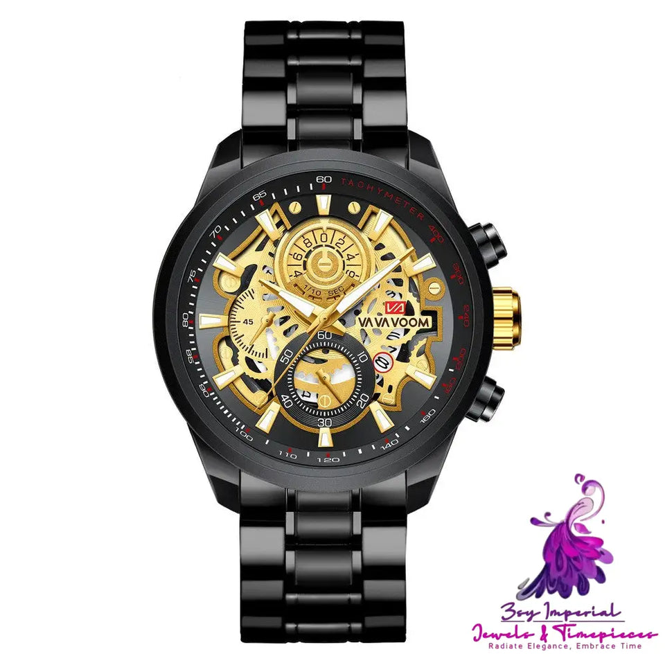 Black Gold Business Quartz Watch