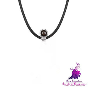 Projection Pendant Necklace