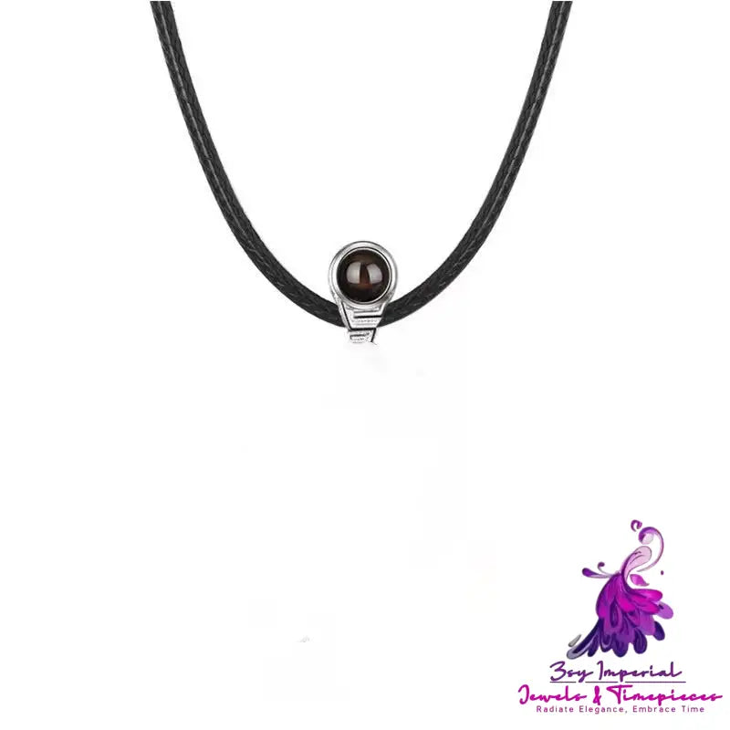 Projection Pendant Necklace