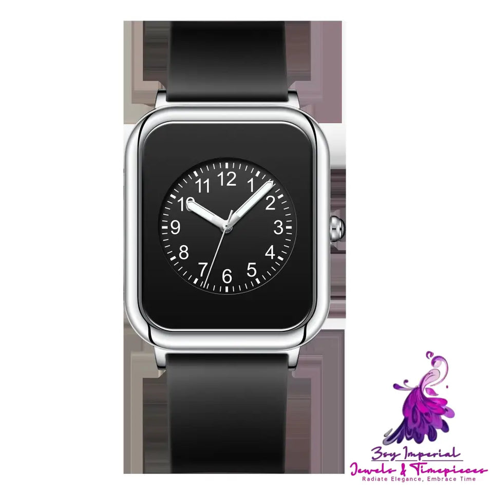 Black Square Quartz Women’s Watch