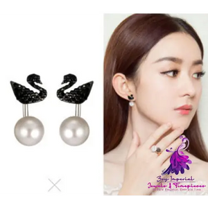 Black Swan Earrings