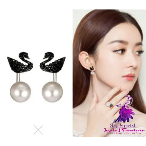 Black Swan Earrings