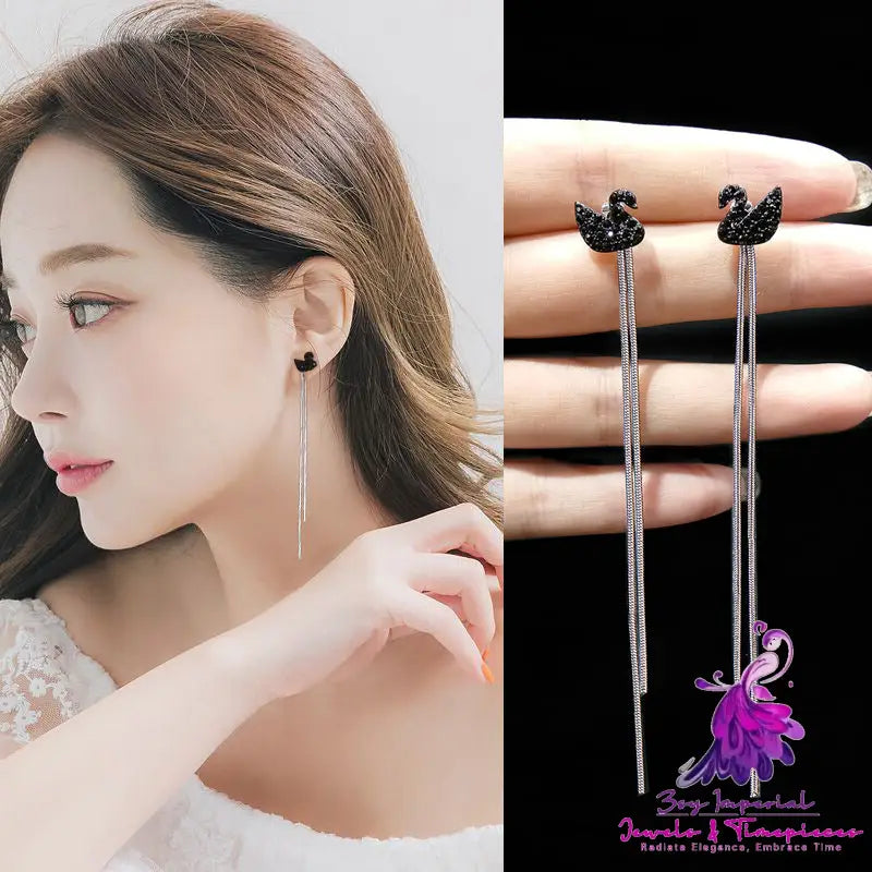 Black Swan Earrings