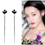 Black Swan Earrings