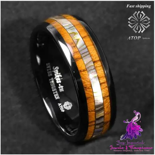 Black Tungsten Carbide Ring