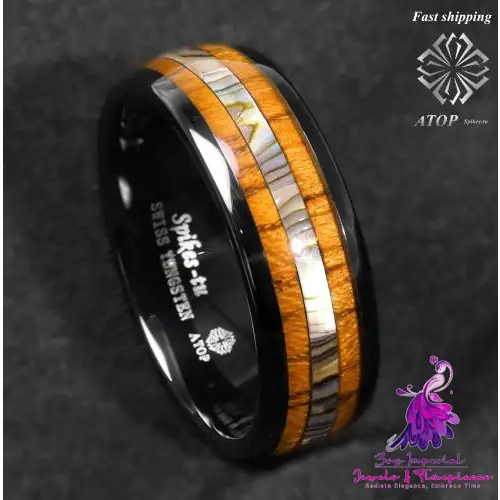 Black Tungsten Carbide Ring