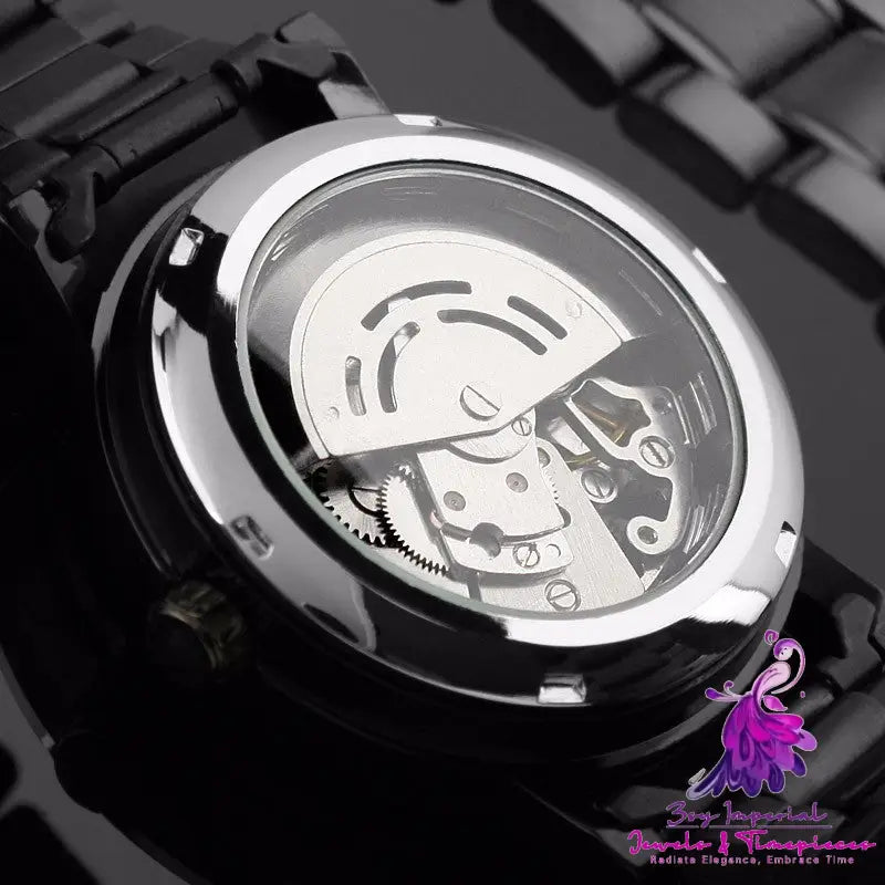 All Black Mechanical Men’s Fashion Watch