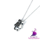 Cat Necklace With Diamonds