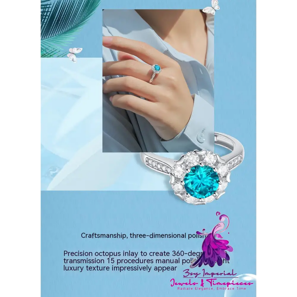 Blue Chic Ice Adventure Ring