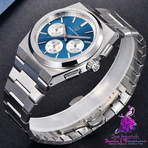 Fashion Blue Chronograph Men’s Quartz Watch